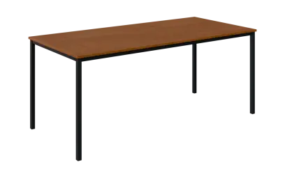 JPT 180 Jídelní stůl 1800 x 800 mm, deska olše jantar / podnož černá